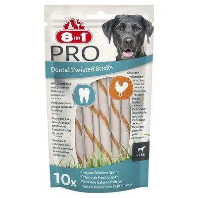 8in1 Delights Pro Dental Sticks - 75 g (3 stuks)