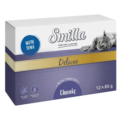 Lot Smilla Deluxe Bouchées 24 x 85 g - thon, tomates