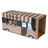 TIAKI Papieren Tunnel Coffee Truck voor katten L 60 x B 22 x H 27 cm