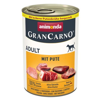 Výhodné balenie animonda GranCarno Adult, 24 x 400 g morčacie