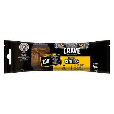 Friandises Crave Protein Centres Maxi pour chien - 72 g poulet