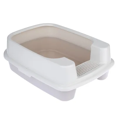 Toilette aperta TIAKI Toyger - crema / grigio chiaro