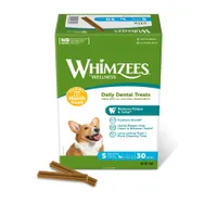 Boîte mensuelle de Stix Whimzees by Wellness - taille S : (450 g, 30 friandises)