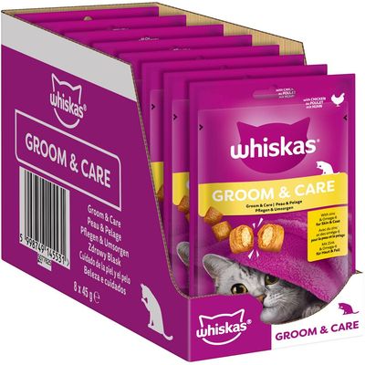Whiskas Snacks Groom & Care Chicken - Chicken (45g)