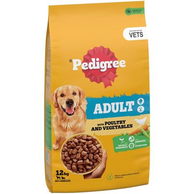 Pedigree Adult Complete with Poultry & Vegetables 12kg