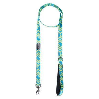 Laisse Icepeak Pet® Live, aqua pour chien taille M : L 180 cm, l 25 mm