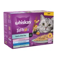 Whiskas 1+ Tasty Mix Catch of the Day in Gravy - 48 x 85g