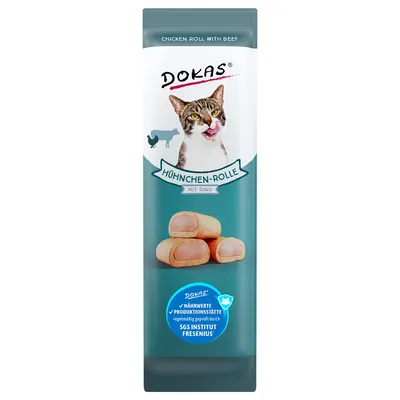 Dokas kycklingrulle med nötkött - Ekonomipack: 2 x 10 g