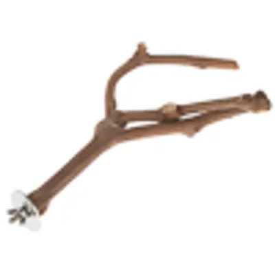 TIAKI Y-Shaped Vine Perch - Size M: approx. 2.5 x 25cm (diameter x L)