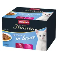 Pachet mixt animonda vom Feinsten Adult Raffinesse în sos pentru pisoi - 48 x 85 g