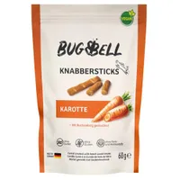 BugBell Knabbersticks Karotte - Sparpaket: 4 x 60 g