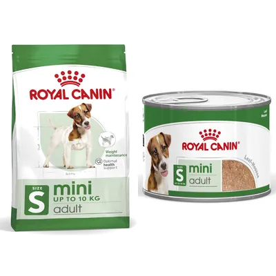 Royal Canin Size Dry Dog Food + Royal Canin Wet Dog Food - 15% Off! * - Mini Adult (8kg) + Mini Adult in Loaf (12 x 195g)