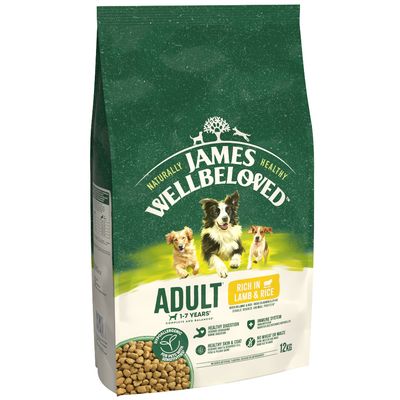 James Wellbeloved Adult Dog Hypoallergenic Lamb & Rice 12kg