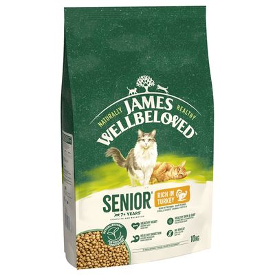 James Wellbeloved Senior Cat Hypoallergenic Turkey & Rice 10kg