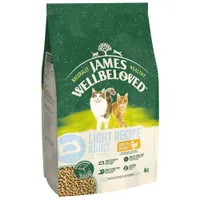 James Wellbeloved Adult Cat Light Hypoallergenic Turkey & Rice - Economy Pack: 2 x 4kg