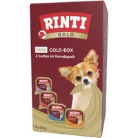 RINTI Gold Mini Multibox Tăvițe 8 x 100 g - Pachet mixt (4 sortimente)
