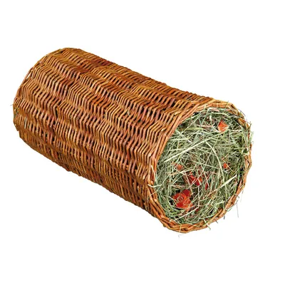 Trixie tunel iz vrbe s senom in korenjem - Ø 20 x V 38 cm, 220 g