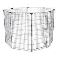 TIAKI Welpenfreilauf aus Metall, hoch - 8 Paneele à B 61 x H 106 cm