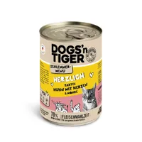 Dogs'n Tiger ínyenc menü 6 x 400 g - Csirke & szív