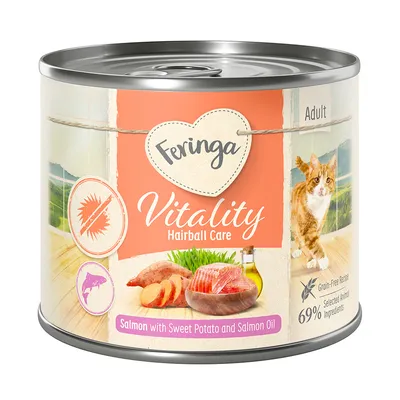 Feringa Vitality Hairball Care with Salmon - 6 x 200g