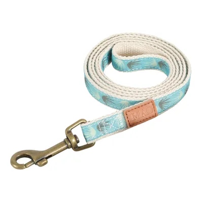 Laisse Zolux Taiga bleue pour chien - env. 122 cm de long, 20 mm de large