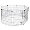 TIAKI metalen puppyren Maat M: 8 panelen à B 61 x H 76 cm