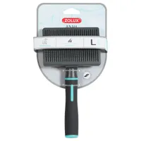 Zolux Anah Einziehbare Slicker-Bürste - Gr. L: L 10,8 x B 5 x H 21 cm