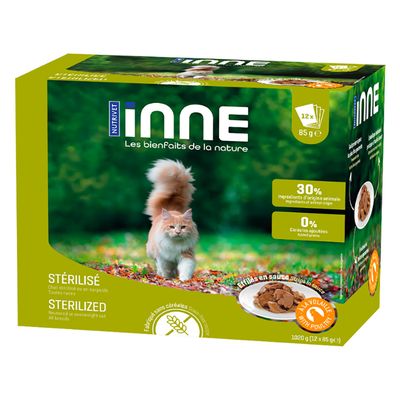 Nutrivet Inne Stérilisé volaille pour chat 24 x 85 g