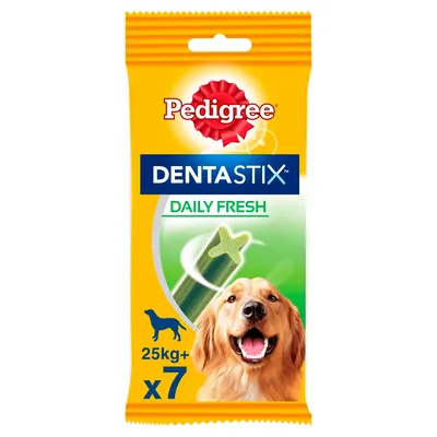 Pedigree Dentastix Fresh - Daily Freshness - Large (>25kg) - 21 Sticks Pedigree Dentastix Fresh - Daily Freshness - Large (>25kg) - 21 Sticks