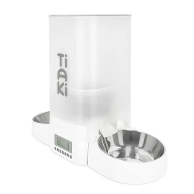 TIAKI Futterautomat mit Doppelausgabe - bis 5 l Futter