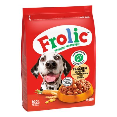 Frolic aves, legumes + arroz 7,8 kg (3 x 2,6 kg)
