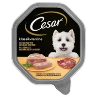 Cesar en tarrinas 28 x 150 g - Pack Ahorro - Classic - Terrina de ave y vacuno