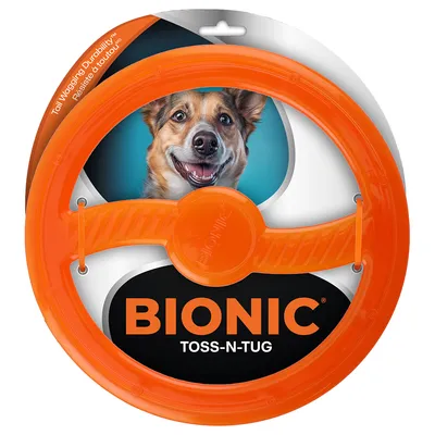 BIONIC Toss-N-Tug Throwing Ring for Dogs - 22.7cm (diameter) BIONIC Toss-N-Tug Throwing Ring for Dogs - 22.7cm (diameter)