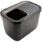 Savic Katzentoilette Hop In Marble schwarz-gold