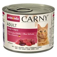 animonda Carny Adult Voordeelpakket 12 x 200 g Kattenvoer - Rund & Hart
