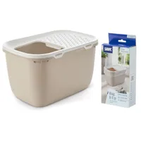 Savic Hop In Giant macska WC - Kezdőszett: macska wc + 6 db Savic Bag it Up Hop In Giant alomalátét