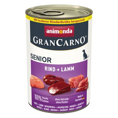 Animonda GranCarno Original Senior  6 x 400 g Rund & Lam