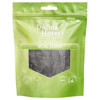 Dolina Noteci Natural Treats Fegato di Vitello - Set risparmio: 3 x 150 g