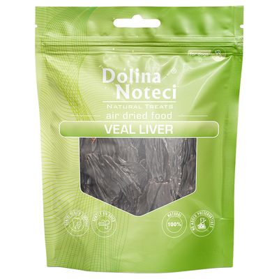 Friandise Dolina Noteci Natural au foie de veau pour chien lot économique : 3 x 150 g