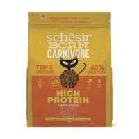 Schesir Born Carnivore High Protein Pollo con uovo Crocchette per gatto - 255 g