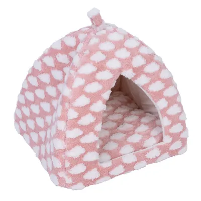 zooplus Basics Katzenhöhle Fluffy - rosa zooplus Basics Katzenhöhle Fluffy - rosa