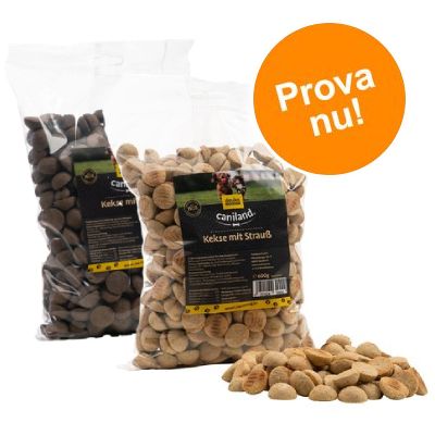 Blandpack: 2 x 600 g Caniland Kex häst + struts 2 x 600 g