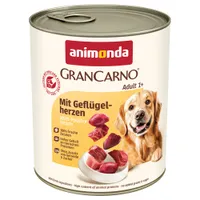 animonda GranCarno Original Adult 6 x 800 g - mit Geflügelherzen