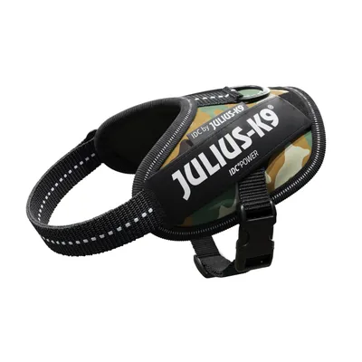 Julius-K9 IDC σαμαράκι με σχέδιο παραλλαγής και ανακλαστικές ραφές.