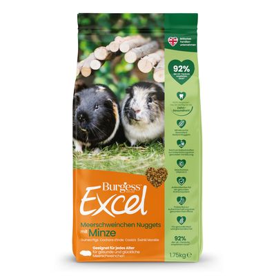 Burgess Excel Adult Meerschweinchen-Nuggets mit Minze 1,75 kg
