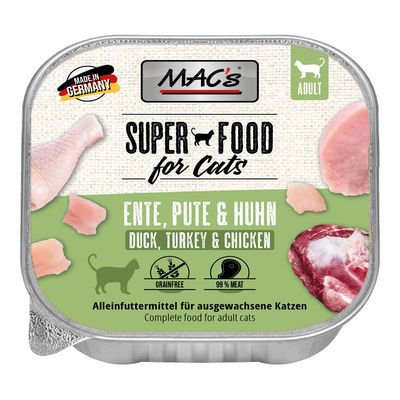 MAC's Cat Schale 16 x 100 g Ente, Pute & Huhn