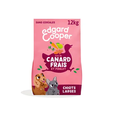 Edgard & Cooper Puppy Eend en Kip - 7 kg