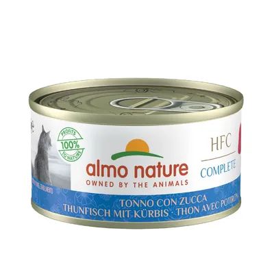 Almo Nature HFC Complete 6 x 70g - cat wet food - Tuna with Pumpkin