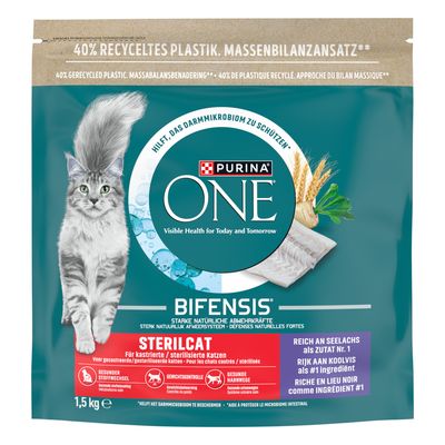 PURINA ONE SterilCat Μπακαλιάρος 1,5 kg
