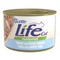 Life Cat "Le Ricette", 4 x 150 g - Tuńczyk i białoryb